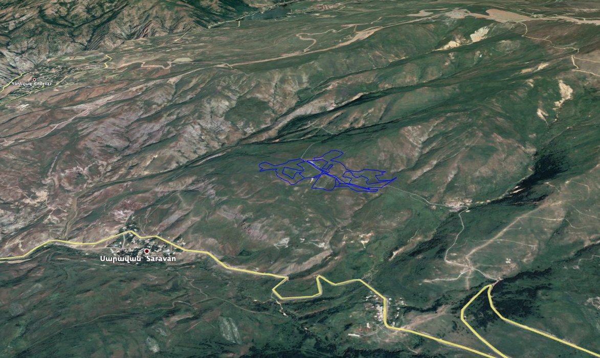 Aerial view of the Areg Energia site in southern Armenia